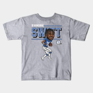 D'Andre Swift Detroit Cartoon Kids T-Shirt